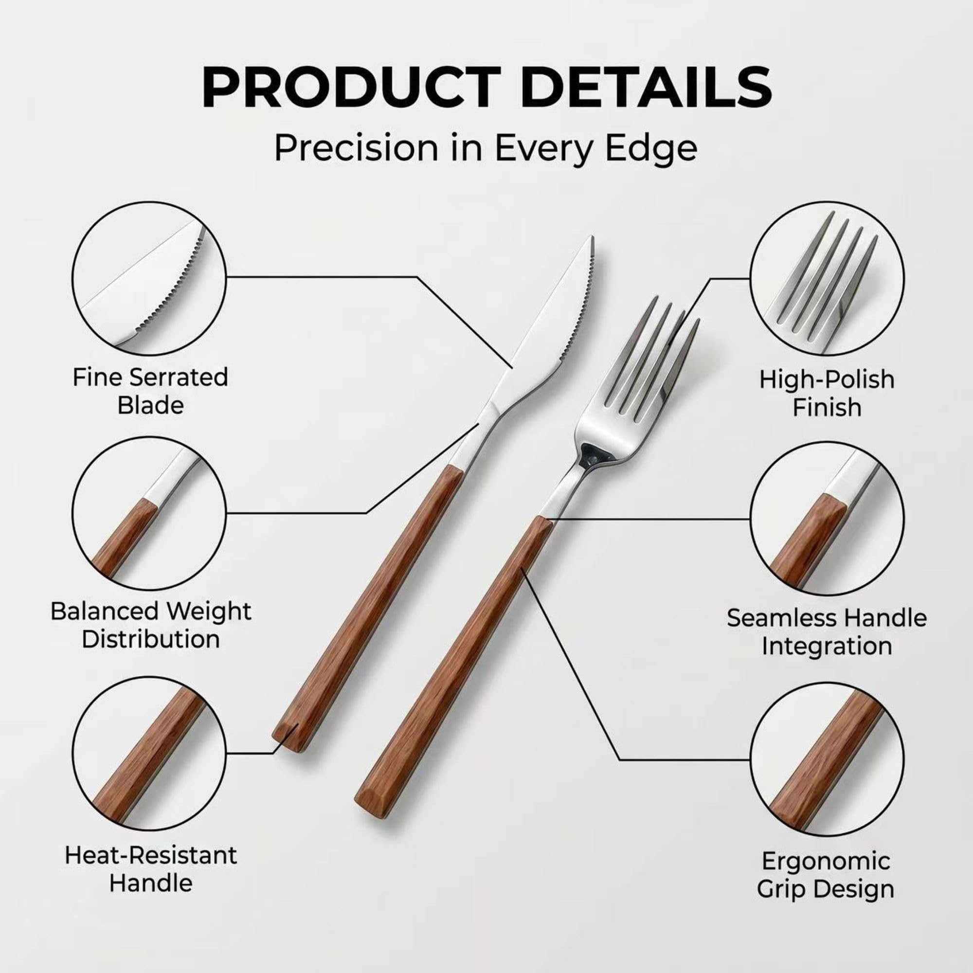 Flatware closeup image