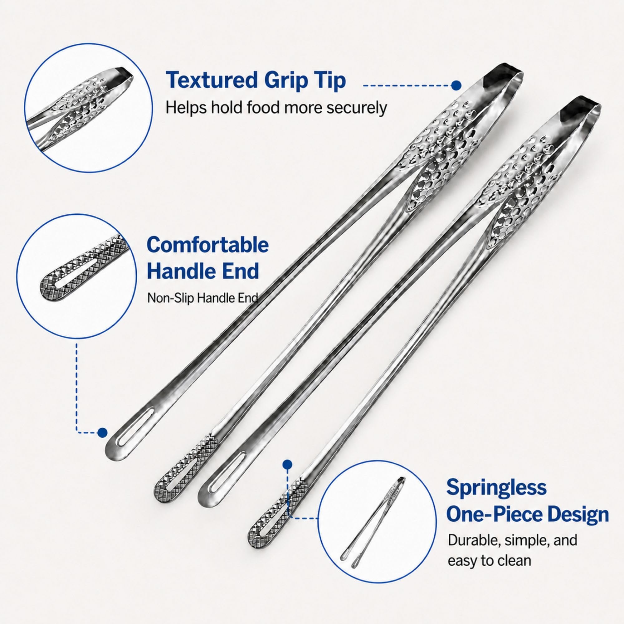 Korean BBQ tongs detail image