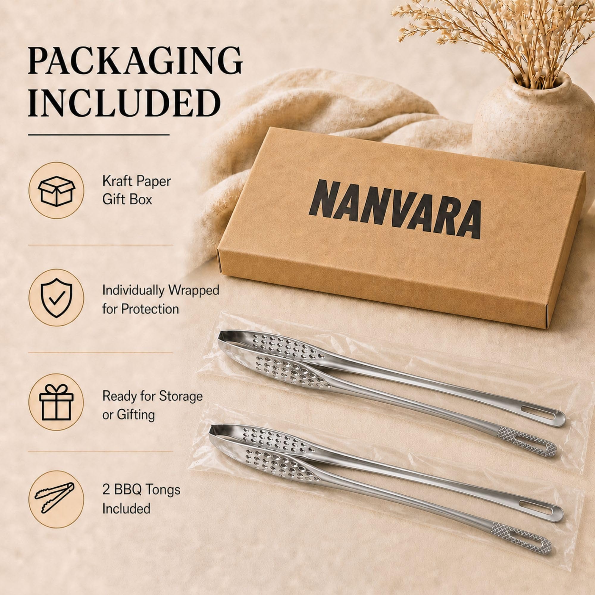 Korean BBQ tongs use case image