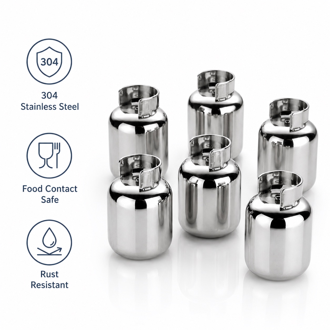 304 stainless steel drink chiller material image